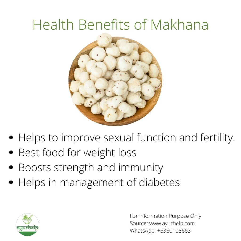 Ayurveda Health Benefits and Uses of Makhana Fox Nut Euryale ferox